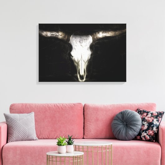 Toile Crâne de vache (Insitu(Salon))