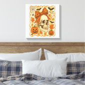 Toile Crâne effrayant Halloween (Insitu(Chambre))