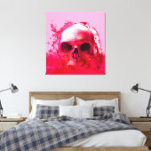 Toile Crâne rouge dans l'eau (Insitu(Chambre))