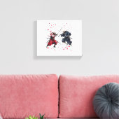 Toile Crâne Samurai Duel (Insitu(Salon))