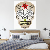 Toile Crâne stylisé (Insitu(Chambre))