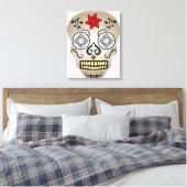 Toile Crâne stylisé (Insitu(Chambre))