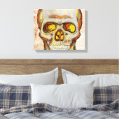 Toile Crâne tiré à la main (Insitu(Chambre))