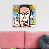 Toile Cranky Man (Insitu(Salon))