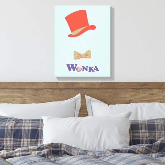 Toile Cravate Wonka Top Hat & Bow (Insitu(Chambre))