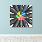 Toile Crayons de couleur noire (Insitu (Plancher de Bois))