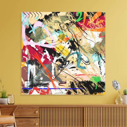 Toile Crazy 2's (Insitu(Salon))