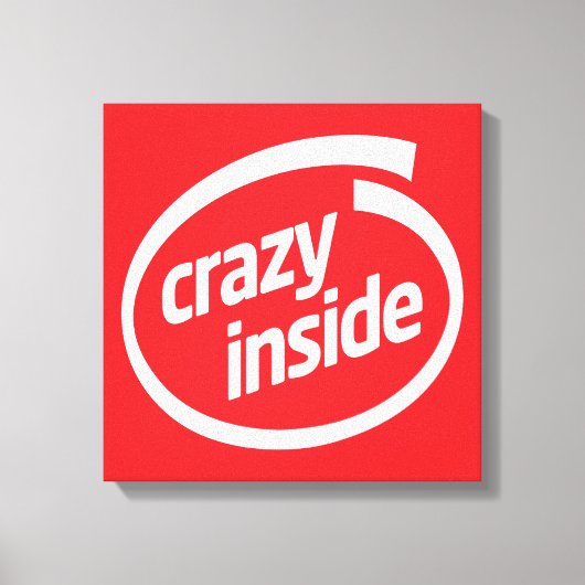 Toile Crazy inside (Recto)