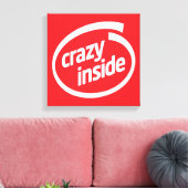 Toile Crazy inside (Insitu(Salon))