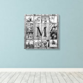 Toile Create Your Custom Photo Collage Rustic Farmhouse (Insitu (Plancher de Bois))
