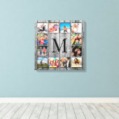 Toile Create Your Custom Photo Collage Rustic Farmhouse (Insitu (Plancher de Bois))