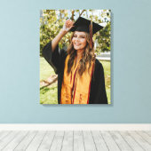 Toile Create Your Own Custom Graduate Photo (Insitu (Plancher de Bois))