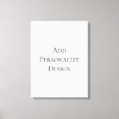 Toile Create Your Own Personalized Custom  (Recto)