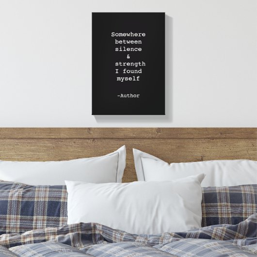 Toile Create Your Own Quote Stretched Canvas Print (Insitu(Chambre))
