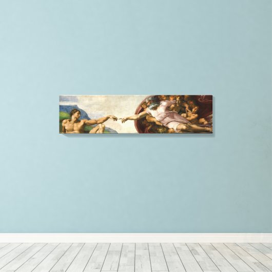 Toile Création d'Adam (Insitu (Plancher de Bois))