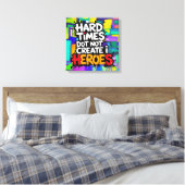 Toile Création de héros typographiques à dégradé vibrant (Insitu(Chambre))