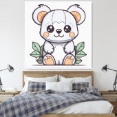 Toile Création de Koala Vector Magique Kawaii (Insitu(Chambre))