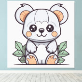 Toile Création de Koala Vector Magique Kawaii (Insitu (Plancher de Bois))