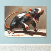 Toile Créature de rat monstre (Insitu (Plancher de Bois))