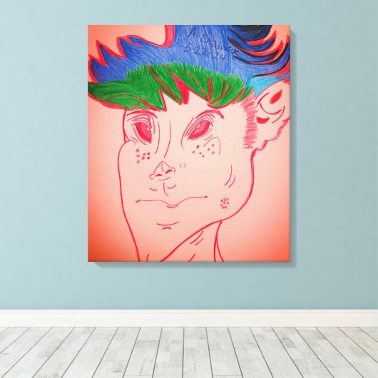 Toile Creature Features Animation Stretched Canvas Print (Insitu (Plancher de Bois))