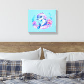 Toile Créature Mer Dauphin Cute (Insitu(Chambre))