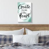Toile Créer à partir du coeur, option 2 (Insitu(Chambre))