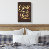 Toile Créer avec le cœur (Insitu(Chambre))