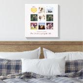 Toile Créer son propre BFF photo collage de pizza cadeau (Insitu(Chambre))