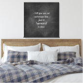 Toile Créer son propre tableau noir menu panneau proverb (Insitu(Chambre))