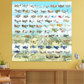 Toile créer votre propre caricature d'avion (Insitu(Salon))