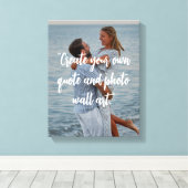 Toile Créer Votre Propre Devis Personnalisé Sur L'Image (Insitu (Plancher de Bois))