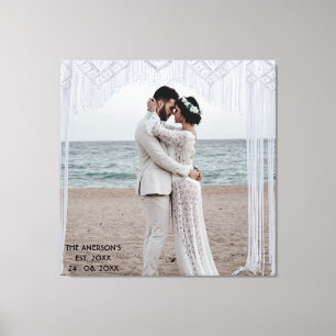 Toile Créer Votre Propre Mariage Personnalisé Photo Ajou