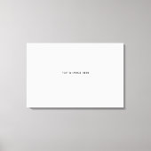 Toile Créez votre propre blanc (Recto)
