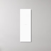Toile Créez votre propre blanc (Recto)
