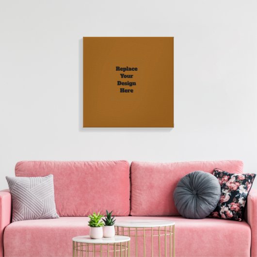Toile Créez Votre Propre Brun (Insitu(Salon))