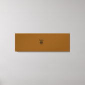 Toile Créez Votre Propre Brun (Recto)