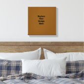Toile Créez Votre Propre Brun (Insitu(Chambre))