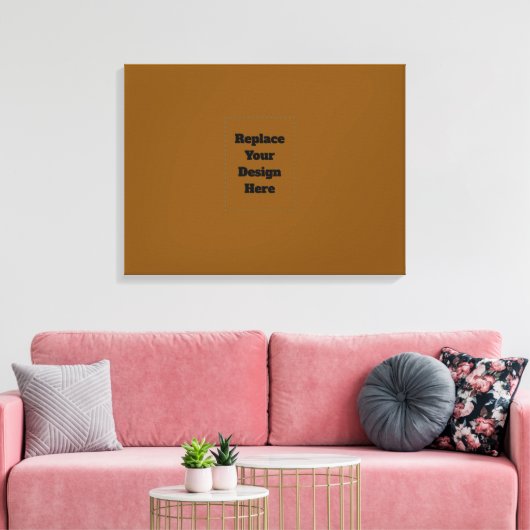 Toile Créez Votre Propre Brun (Insitu(Salon))
