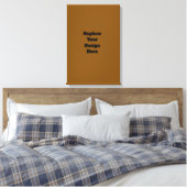 Toile Créez Votre Propre Brun (Insitu(Chambre))