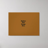 Toile Créez Votre Propre Brun (Recto)