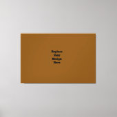 Toile Créez Votre Propre Brun (Recto)