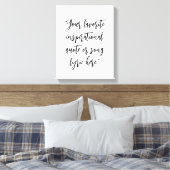 Toile Créez votre propre calligraphie de devis (Insitu(Chambre))