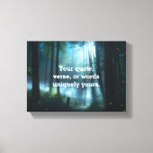Toile Créez Votre Propre Citation (Recto)