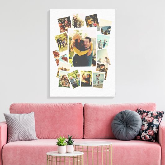 Toile Créez votre propre collage photo de film instantan (Insitu(Salon))