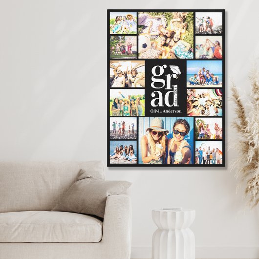 Toile Créez votre propre collection de photos Graduate N