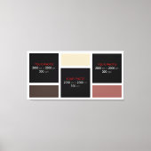 Toile Créez votre propre collection photo personnalisée (Recto)