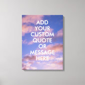 Toile Créez votre propre devis (Recto)