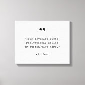 Toile Créez votre propre devis (Recto)