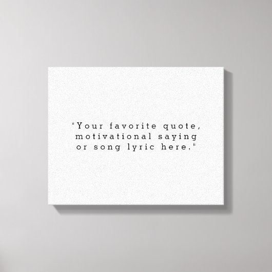 Toile Créez votre propre devis (Recto)