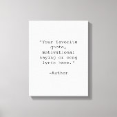 Toile Créez votre propre devis (Recto)